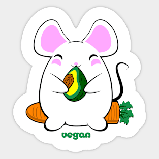 Chibi Mouse - Vegan Sticker